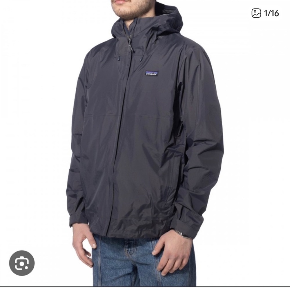 Patagonia Men’s Torentshell H2NO Rain Jacket black size large